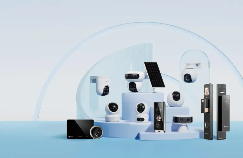 Kamery EZVIZ, wideodzwonek EP8 Ultra i zamki smart z linii produktów pokazanych na IFA 2026