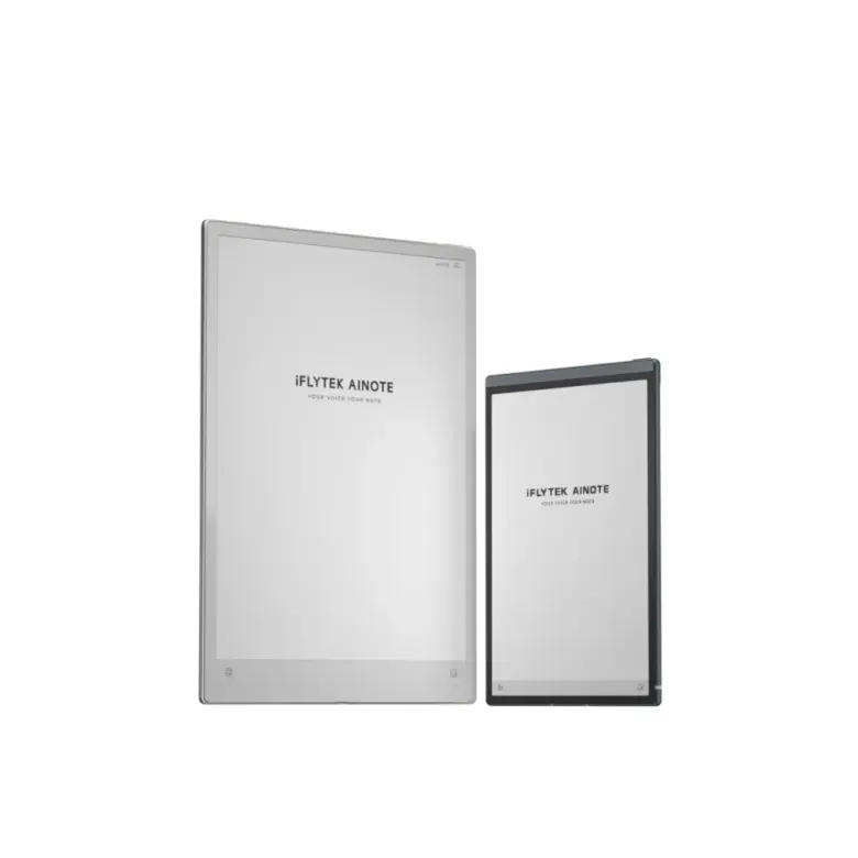 Tablety e-ink iFLYTEK AINOTE 2 i mniejszy AINOTE Air 2 obok siebie