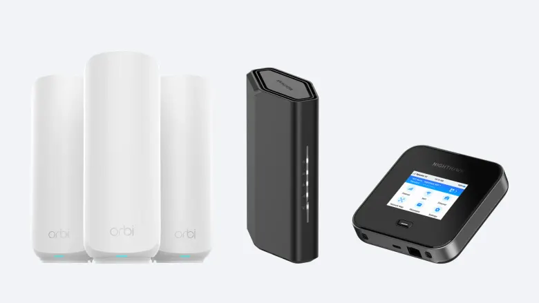 System mesh NETGEAR Orbi 370, router Nighthawk RS100 i mobilny router 5G Nighthawk M7 Pro