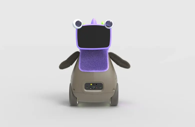 Render robota OlloNi SS1 z przodu na jasnym tle