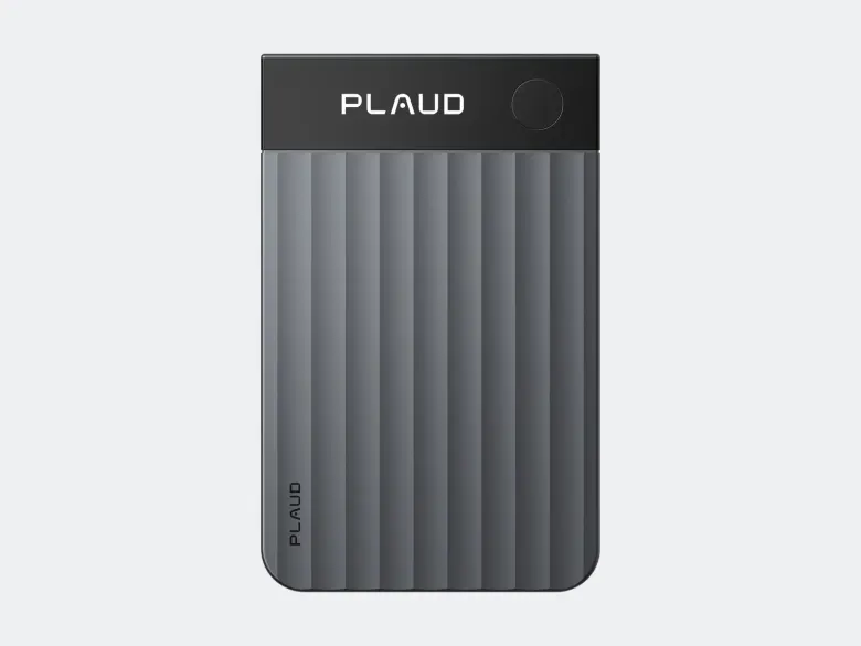 Dyktafon AI Plaud Note Pro w kolorze czarnym w formacie karty kredytowej